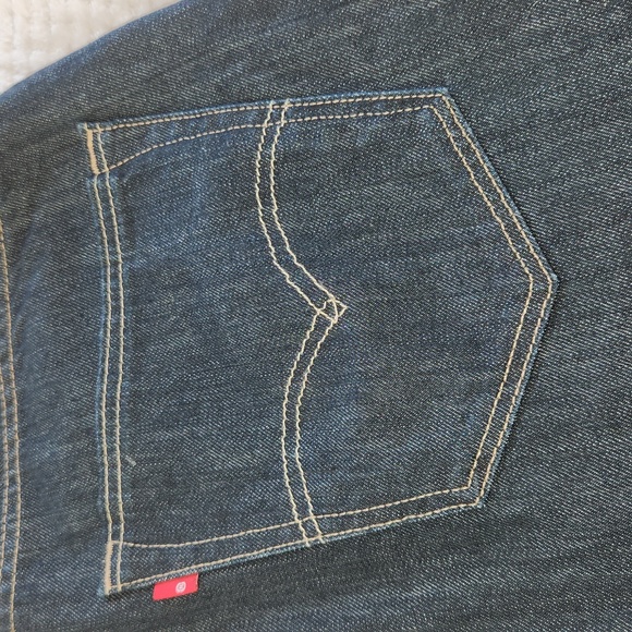 LEVI'S 501 MENS JEANS SIZE W36 L32 BLACK COLOR PRE OWNED - Picture 5 of 11